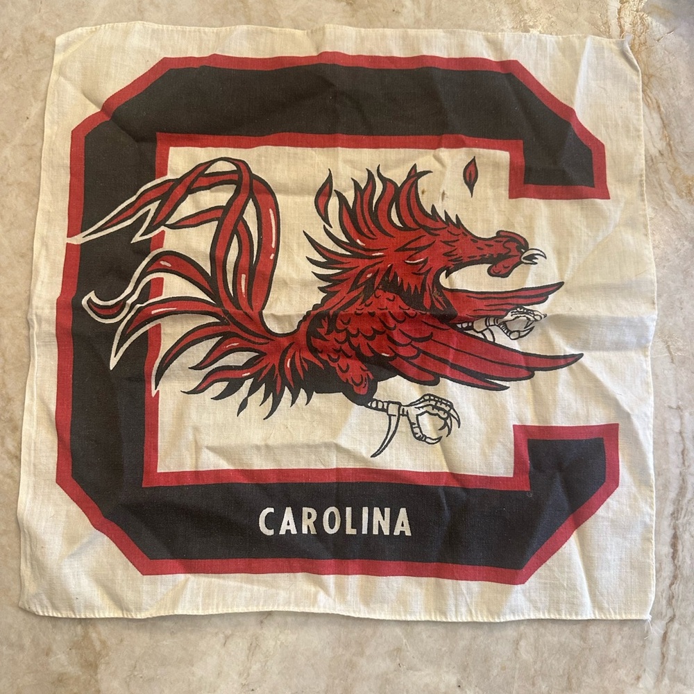 Vintage South Carolina Gamecocks handkerchief